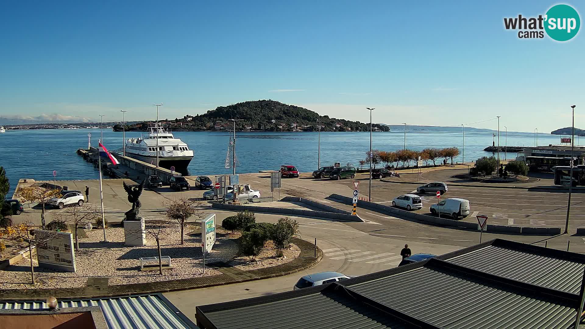 Webcam Ugljan – Preko Ferry to Zadar