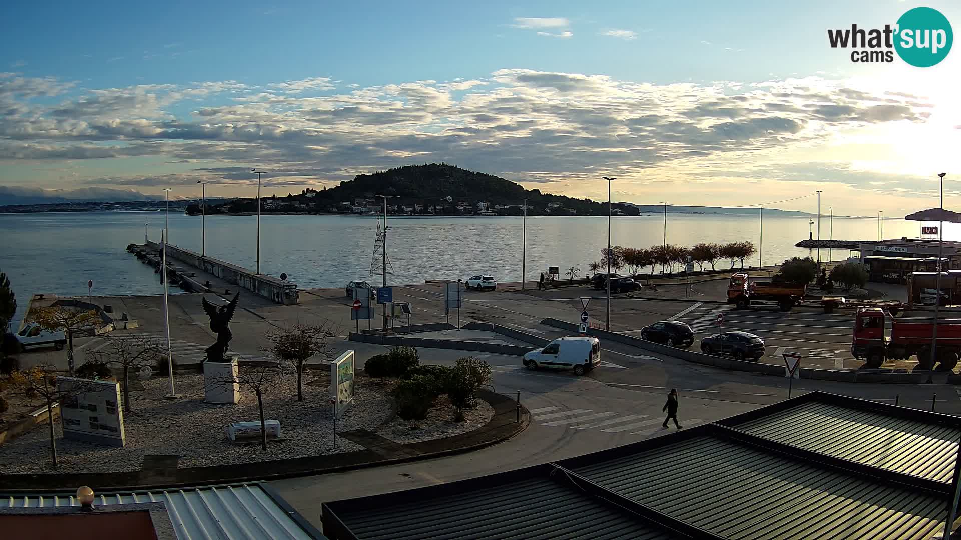 Webcam Ugliano – terminal traghetto da Preko a Zara