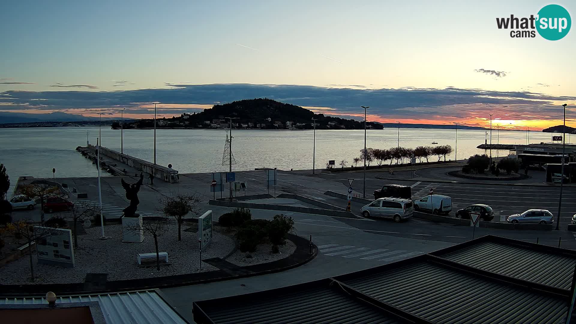 Web kamera Ugljan – Preko trajekt za Zadar