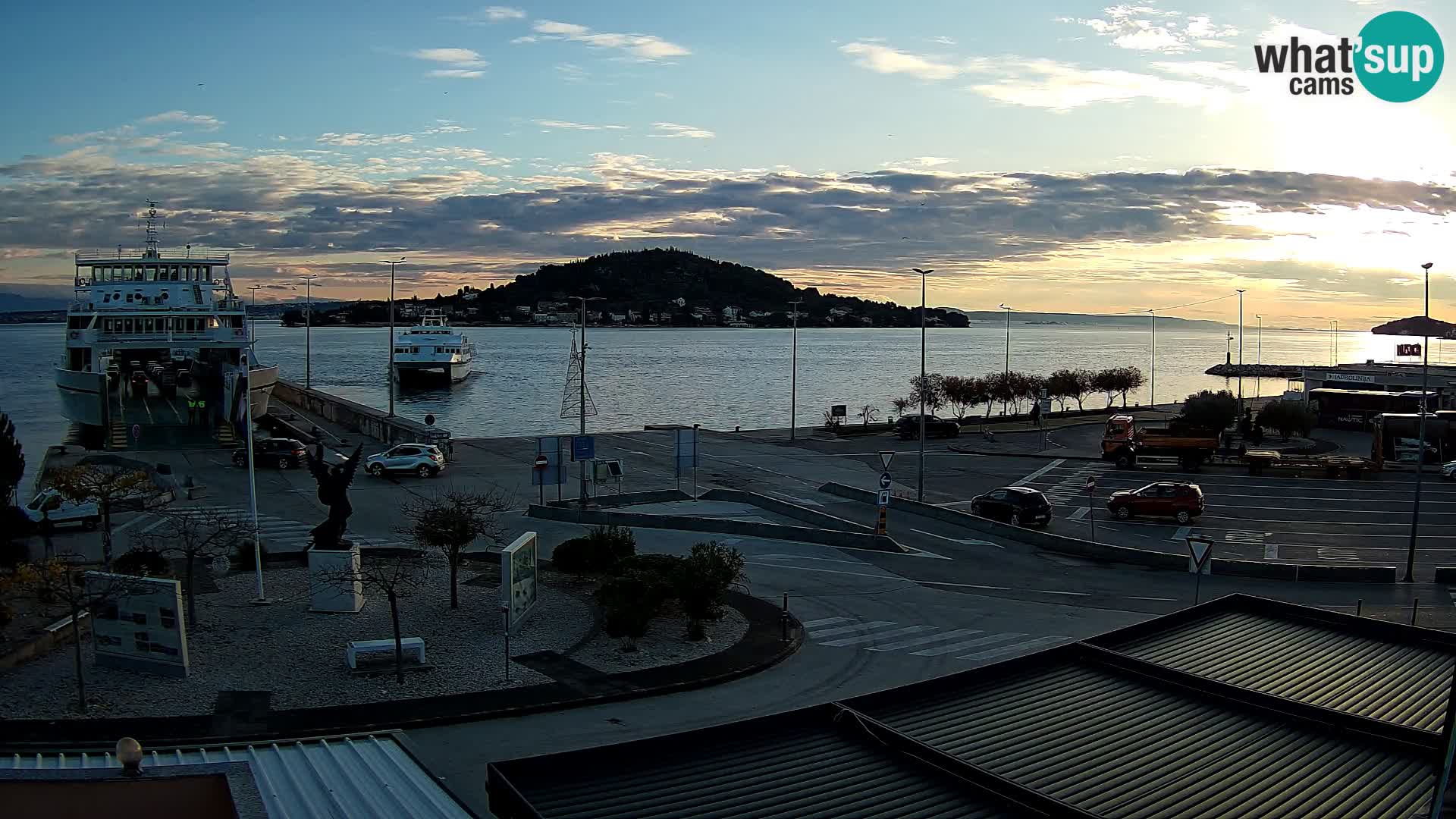 Spletna kamera Ugljan – trajekt Preko – Zadar