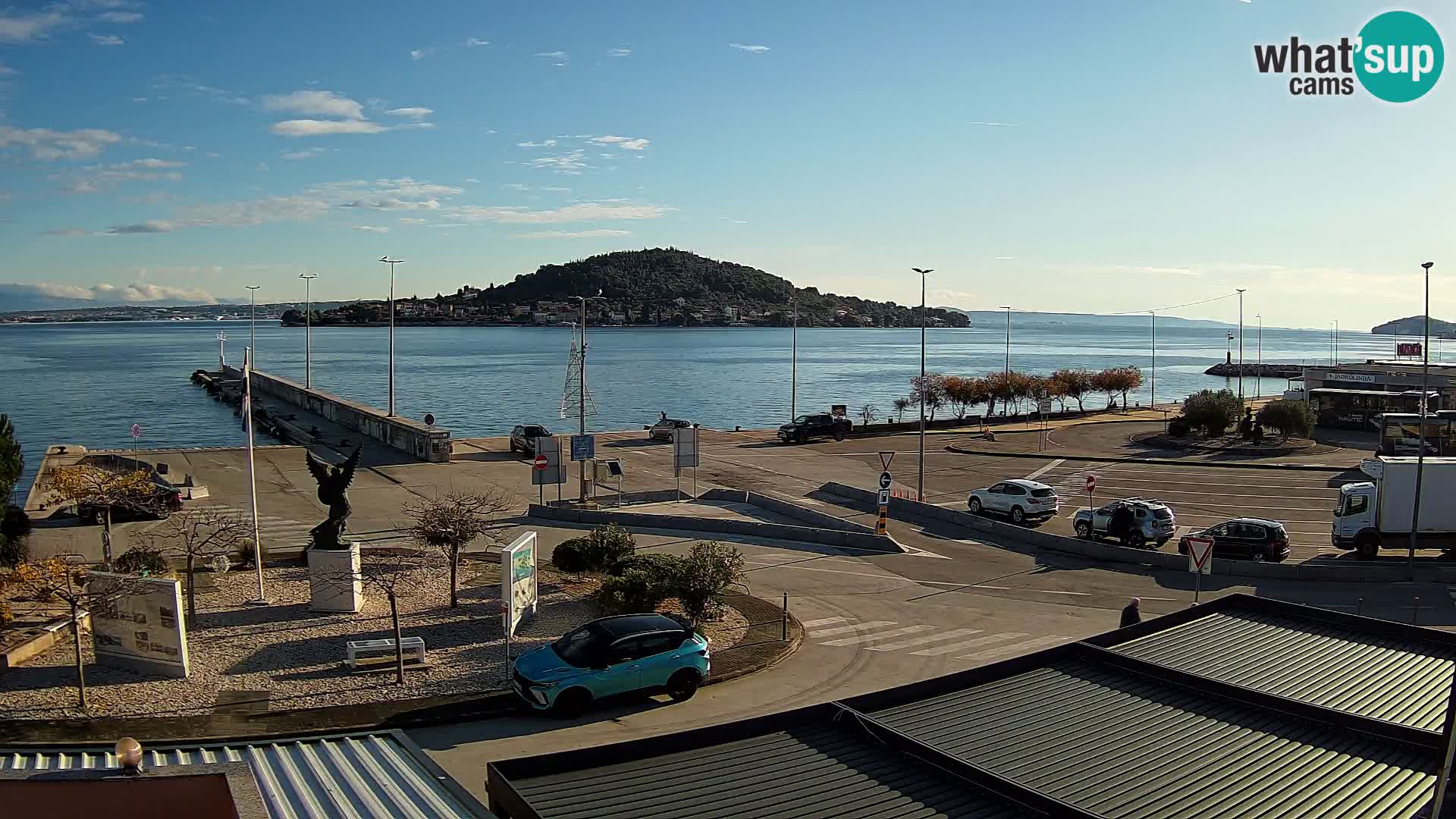 Webcam Ugljan – Preko Ferry to Zadar