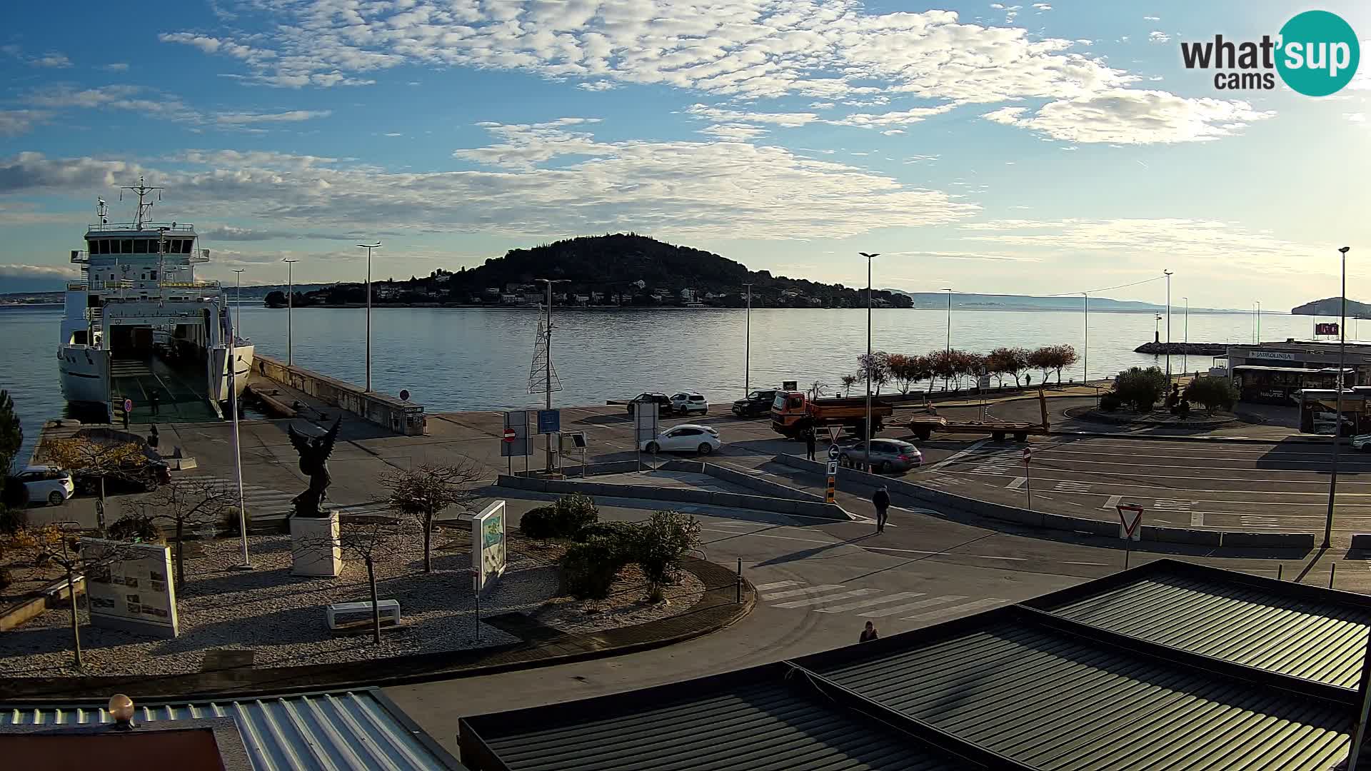 Webcam Ugljan – Preko Ferry to Zadar