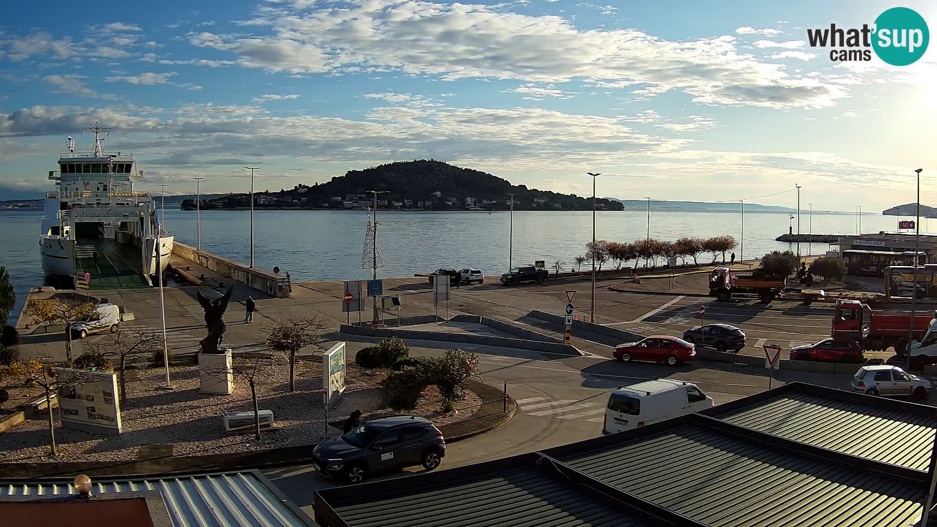 Webcam Ugljan – Preko Ferry to Zadar