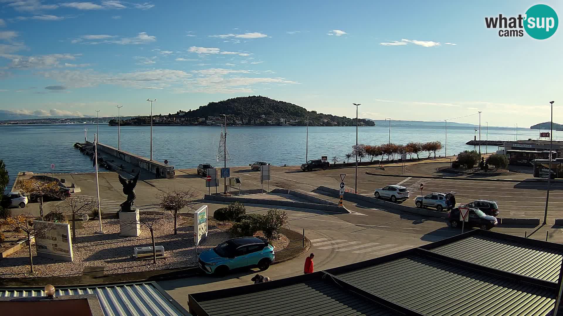 Spletna kamera Ugljan – trajekt Preko – Zadar