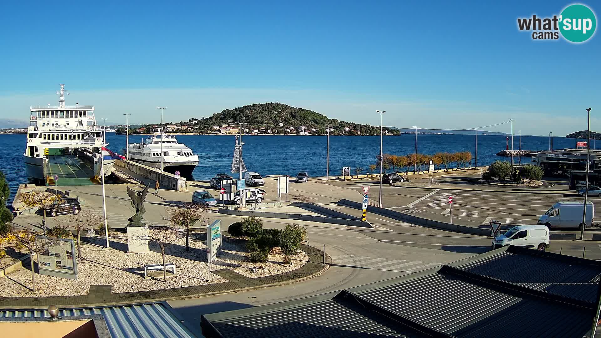 Web cam UGLJAN – Ferry de Preko à Zadar