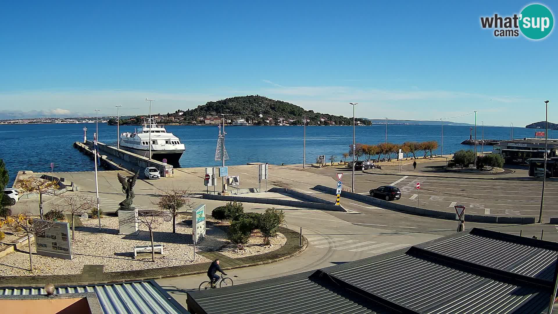 Webcam Ugljan – Preko Ferry to Zadar