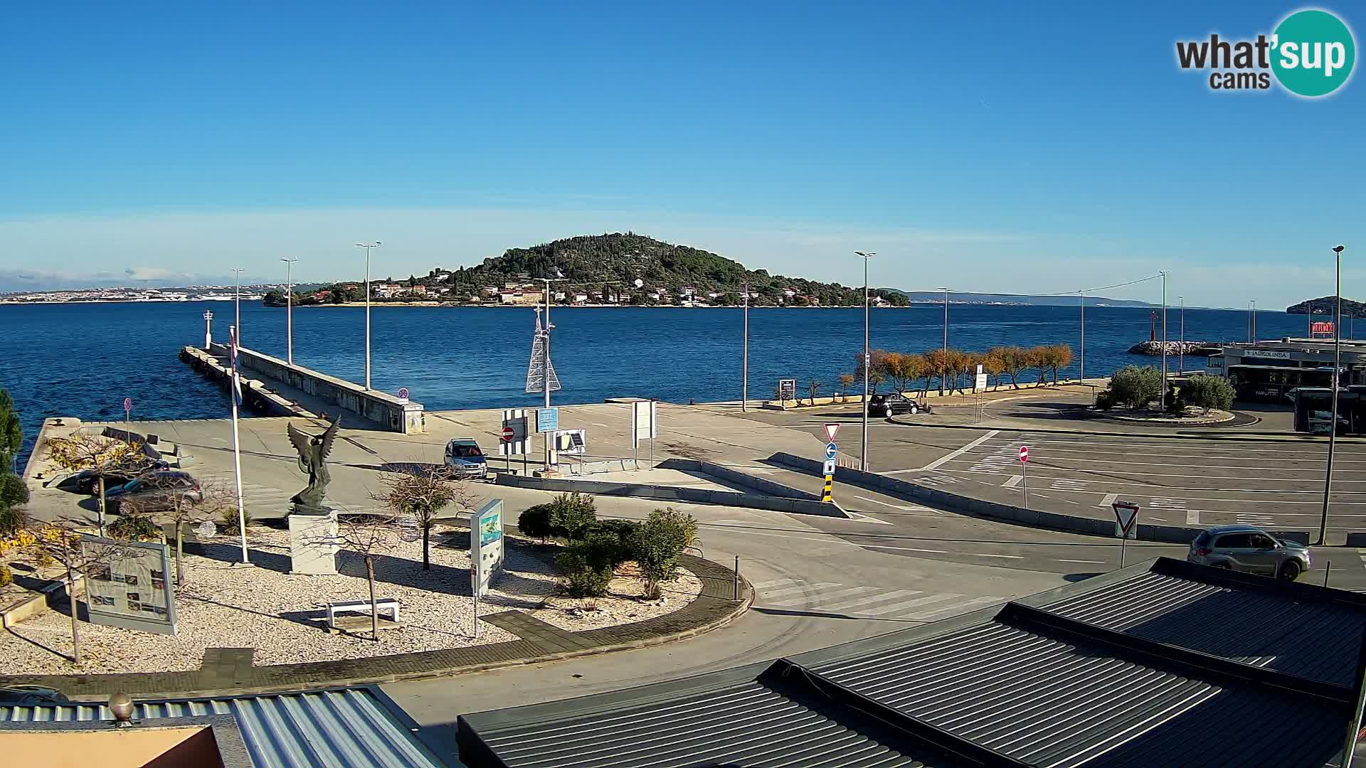 Webcam Ugliano – terminal traghetto da Preko a Zara