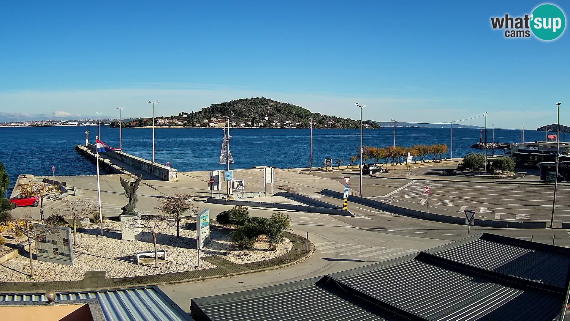 Webcam Ugljan – Preko Ferry to Zadar