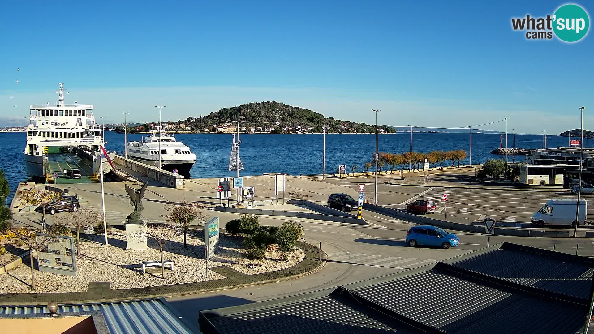 Web cam UGLJAN – Ferry de Preko à Zadar