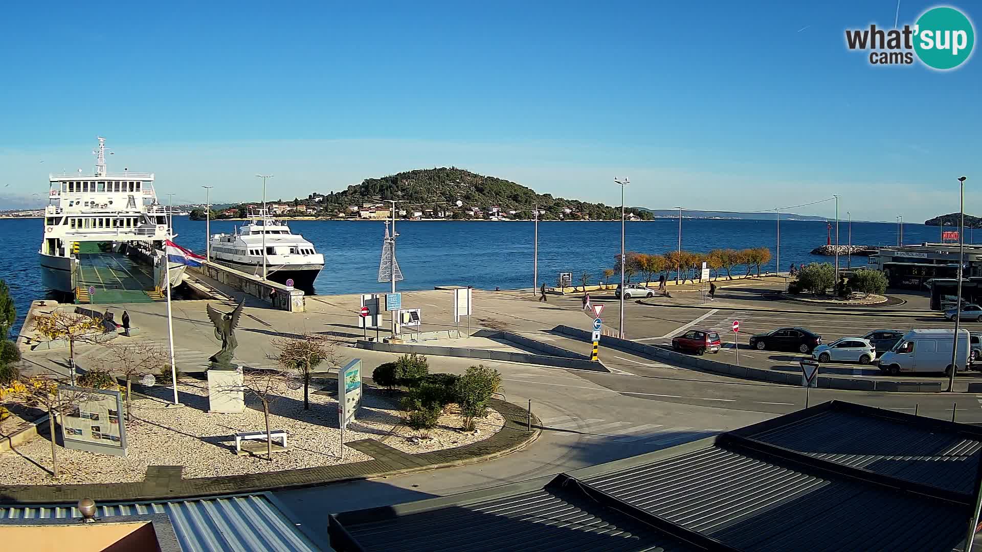 Web cam UGLJAN – Ferry de Preko à Zadar