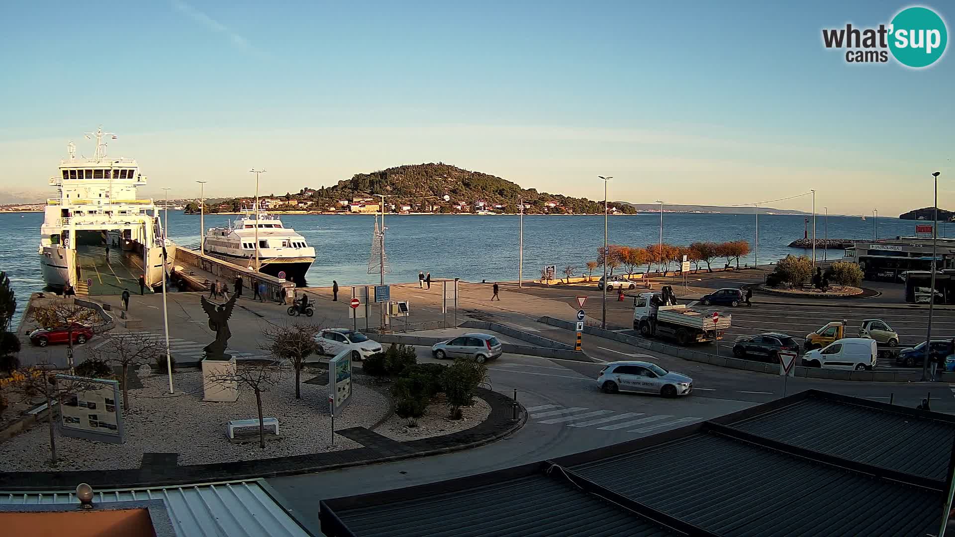 Webcam Ugljan – Preko Ferry to Zadar