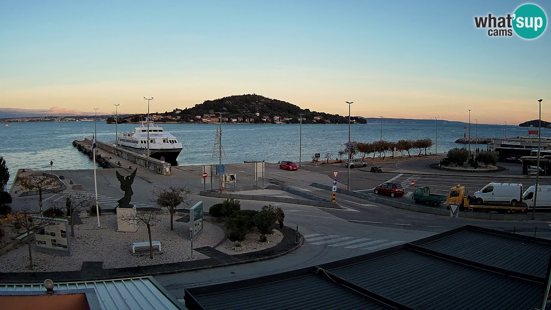 Web kamera Ugljan – Preko trajekt za Zadar