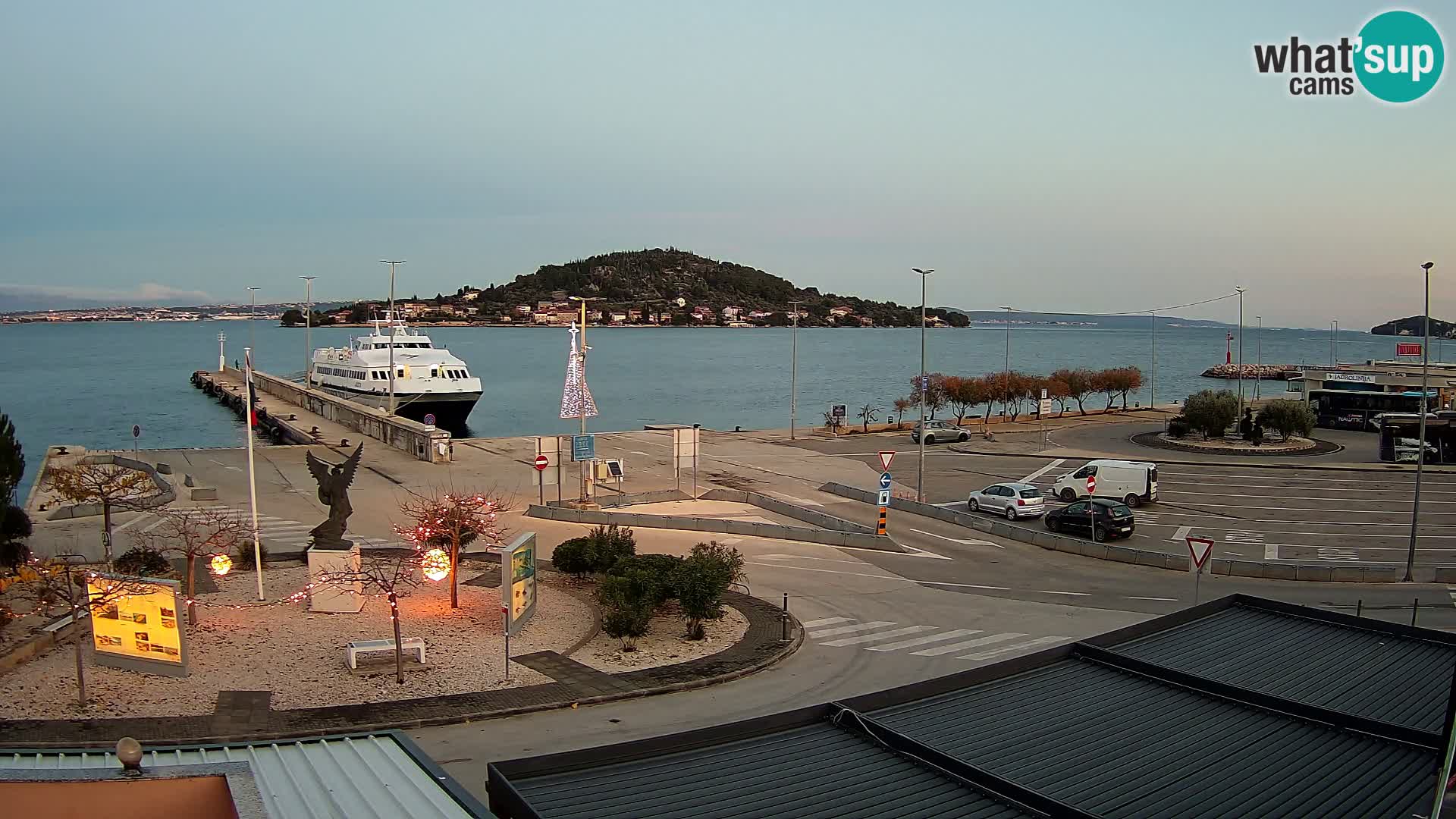 Web kamera Ugljan – Preko trajekt za Zadar