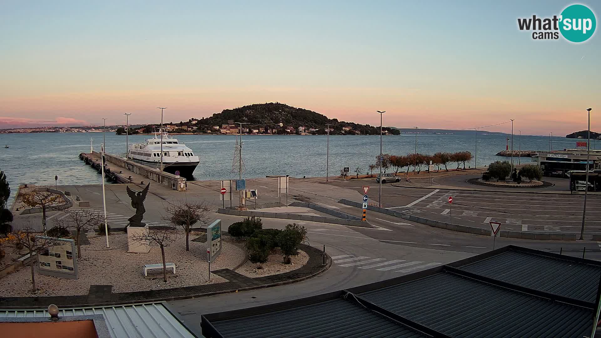 Webcam Ugliano – terminal traghetto da Preko a Zara