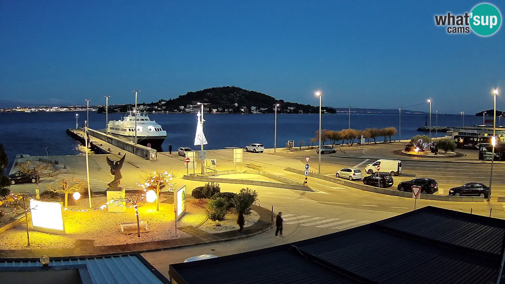 Webcam Ugljan – Preko Ferry to Zadar