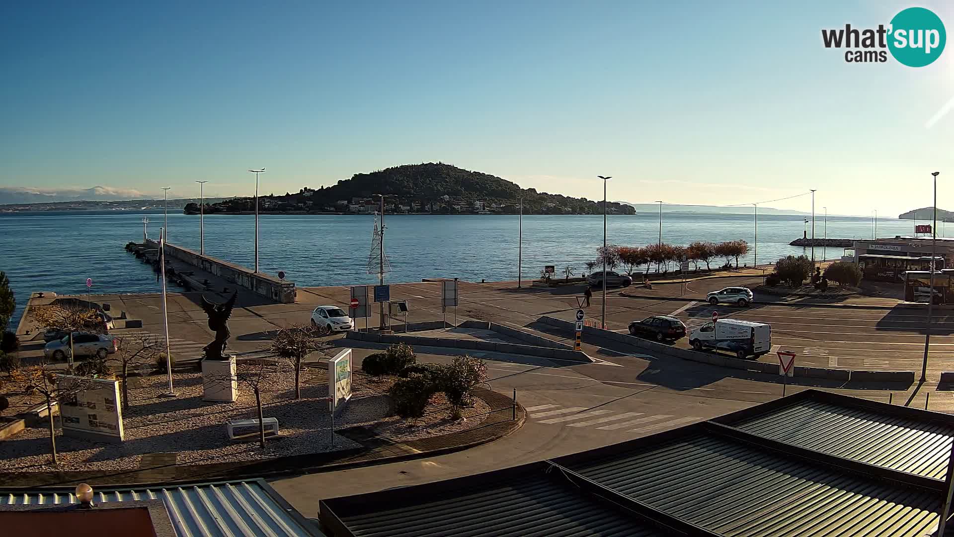 Web kamera Ugljan – Preko trajekt za Zadar