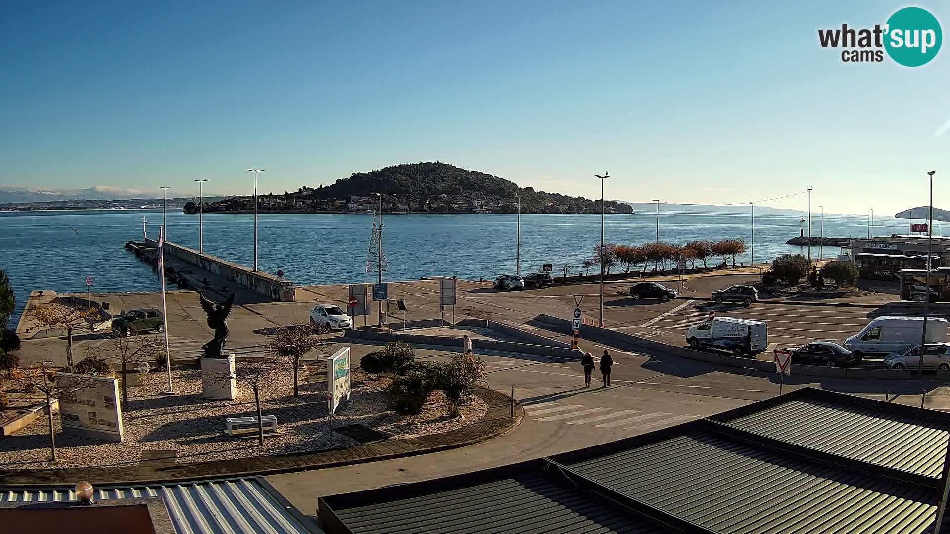 Spletna kamera Ugljan – trajekt Preko – Zadar