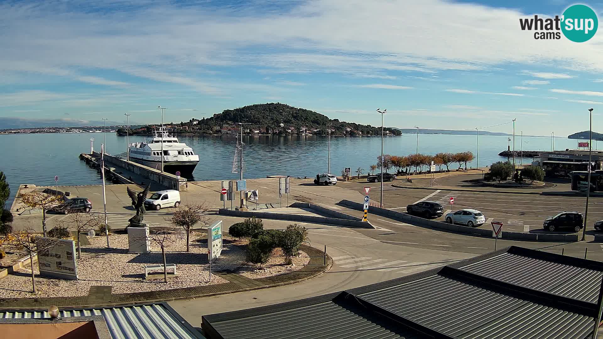 Web kamera Ugljan – Preko trajekt za Zadar
