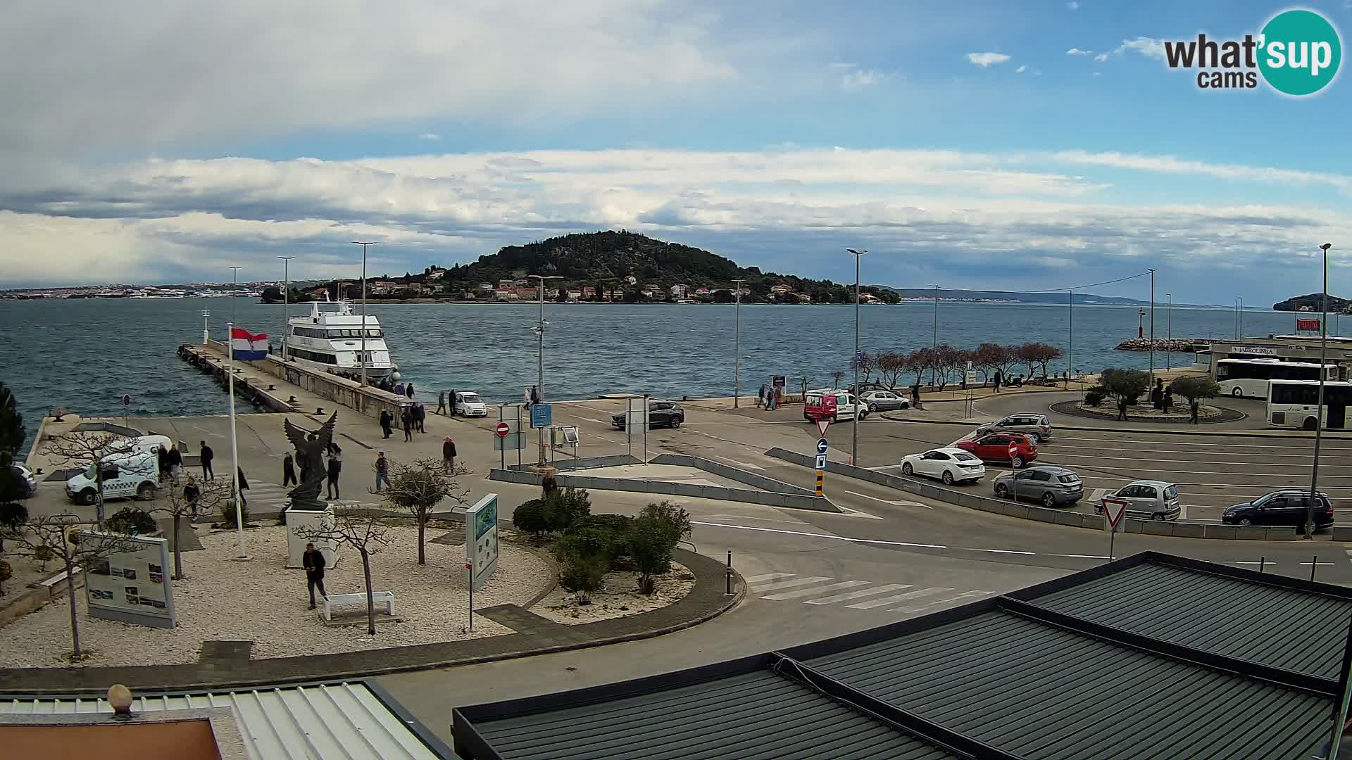 Webcam Ugljan – Preko Ferry to Zadar
