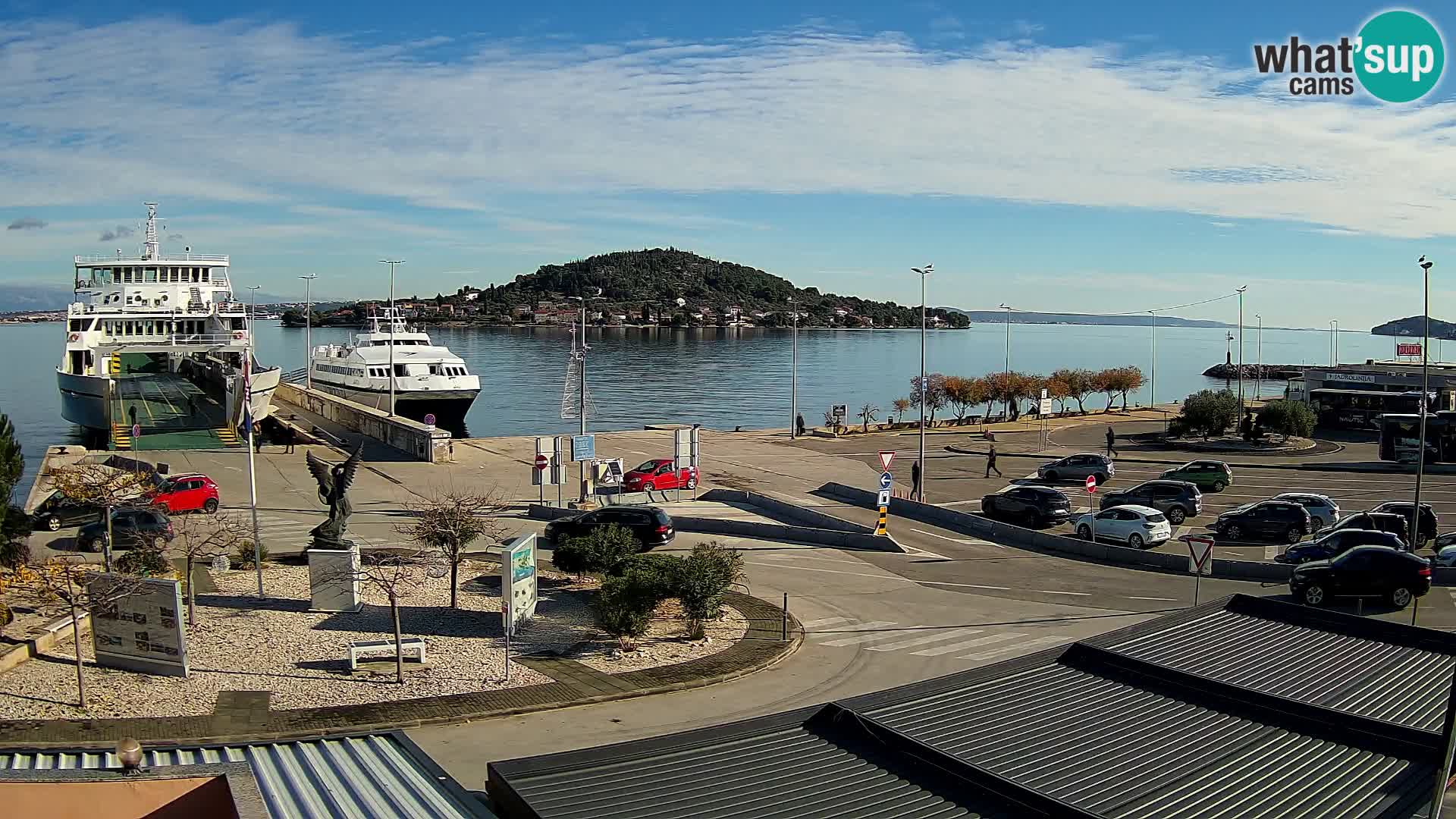 Webcam Ugljan – Preko Ferry to Zadar