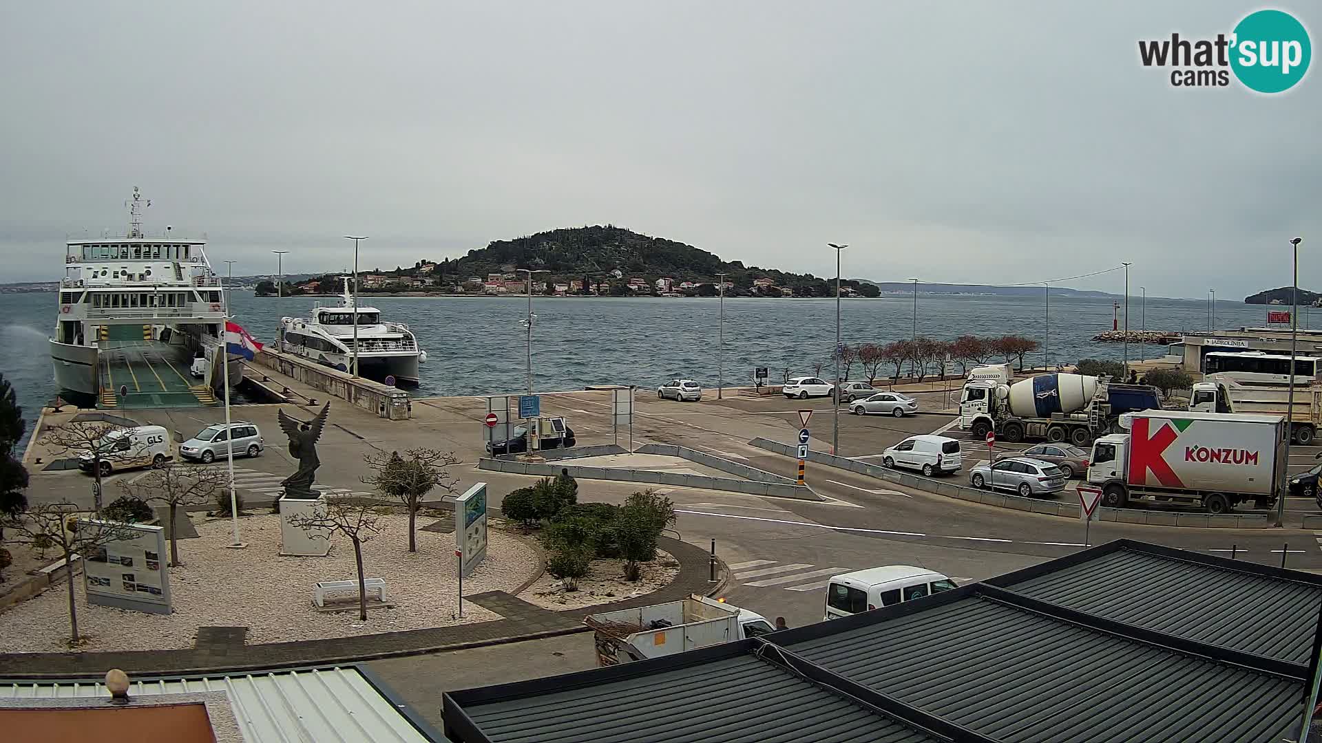 UGLJAN Webcam – Preko-Fähre nach Zadar