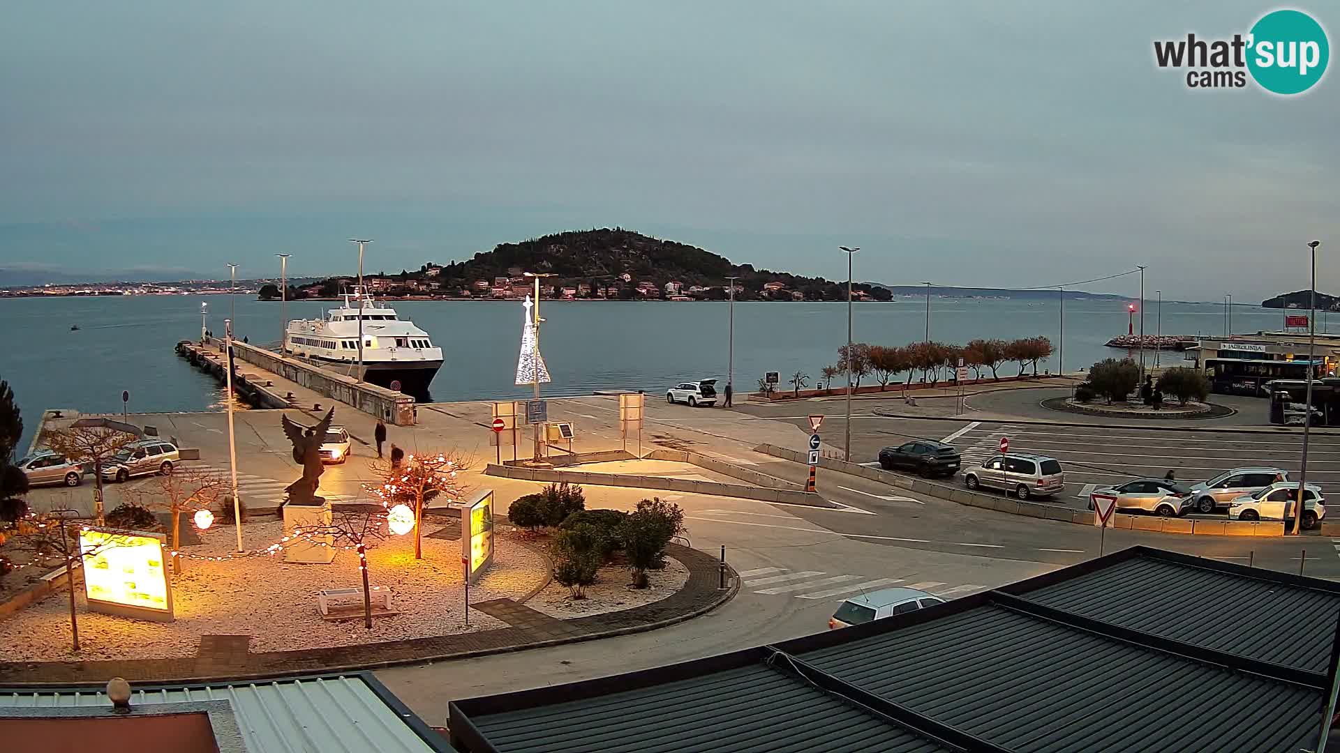 Spletna kamera Ugljan – trajekt Preko – Zadar