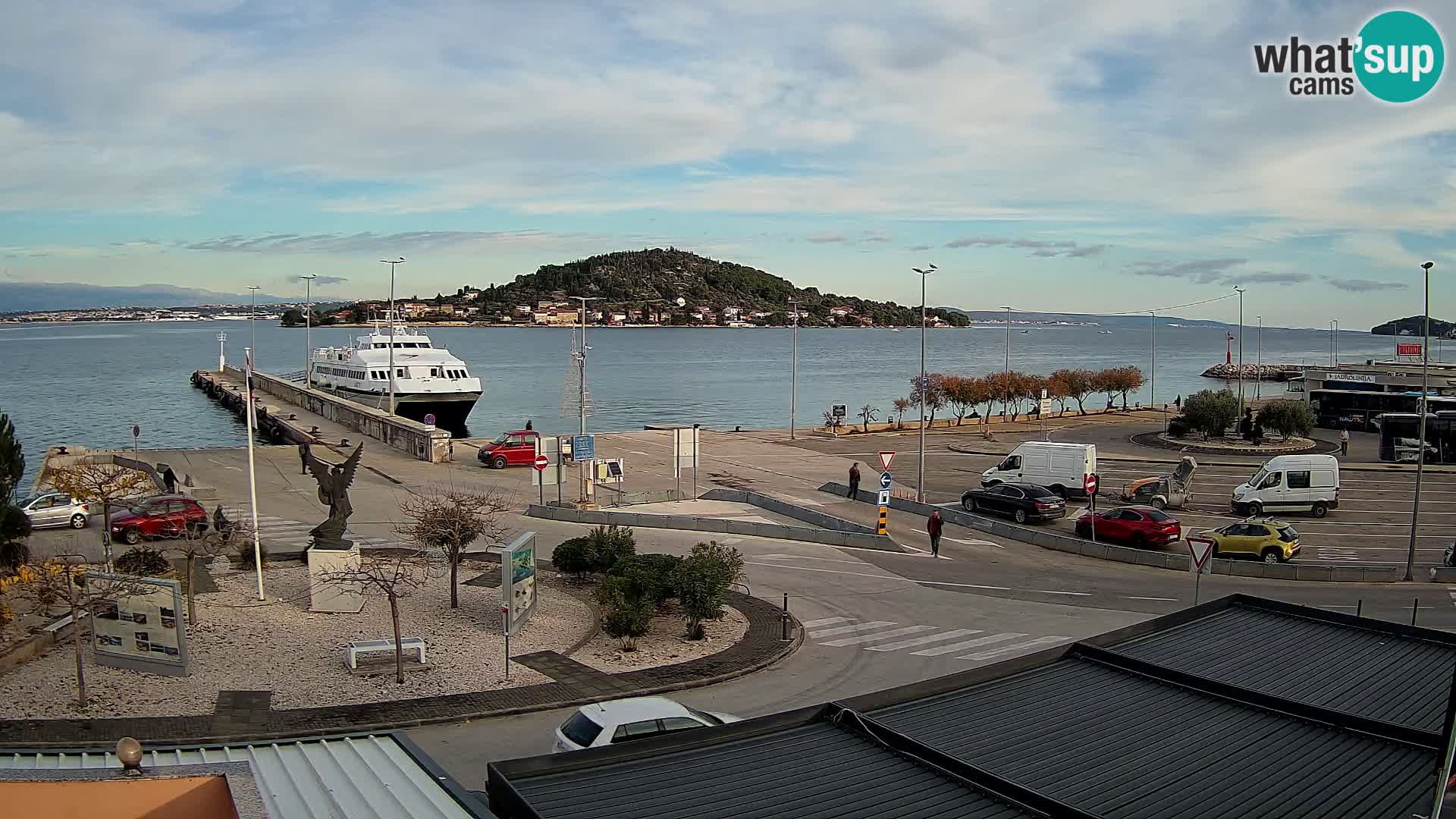 Webcam Ugljan – Preko Ferry to Zadar