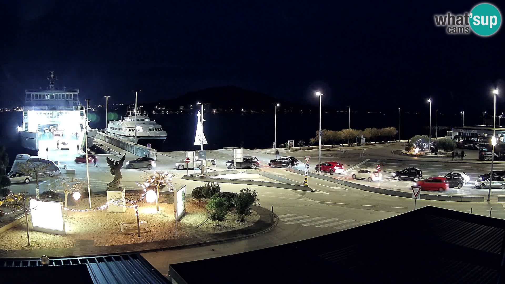 Spletna kamera Ugljan – trajekt Preko – Zadar