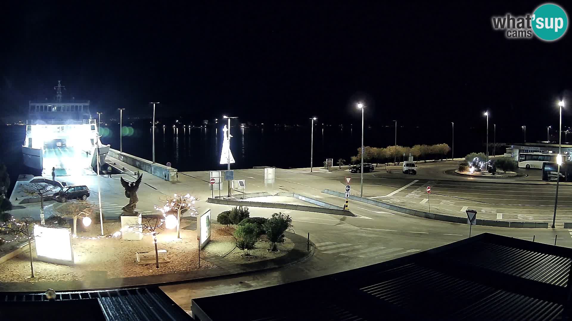 Web kamera Ugljan – Preko trajekt za Zadar