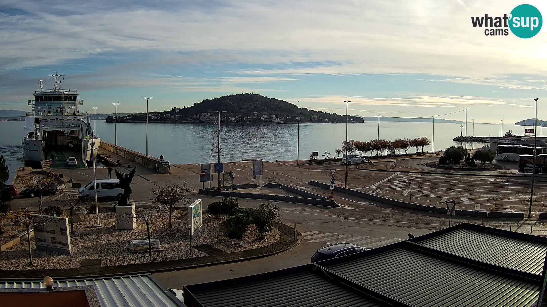 Webcam Ugljan – Preko Ferry to Zadar