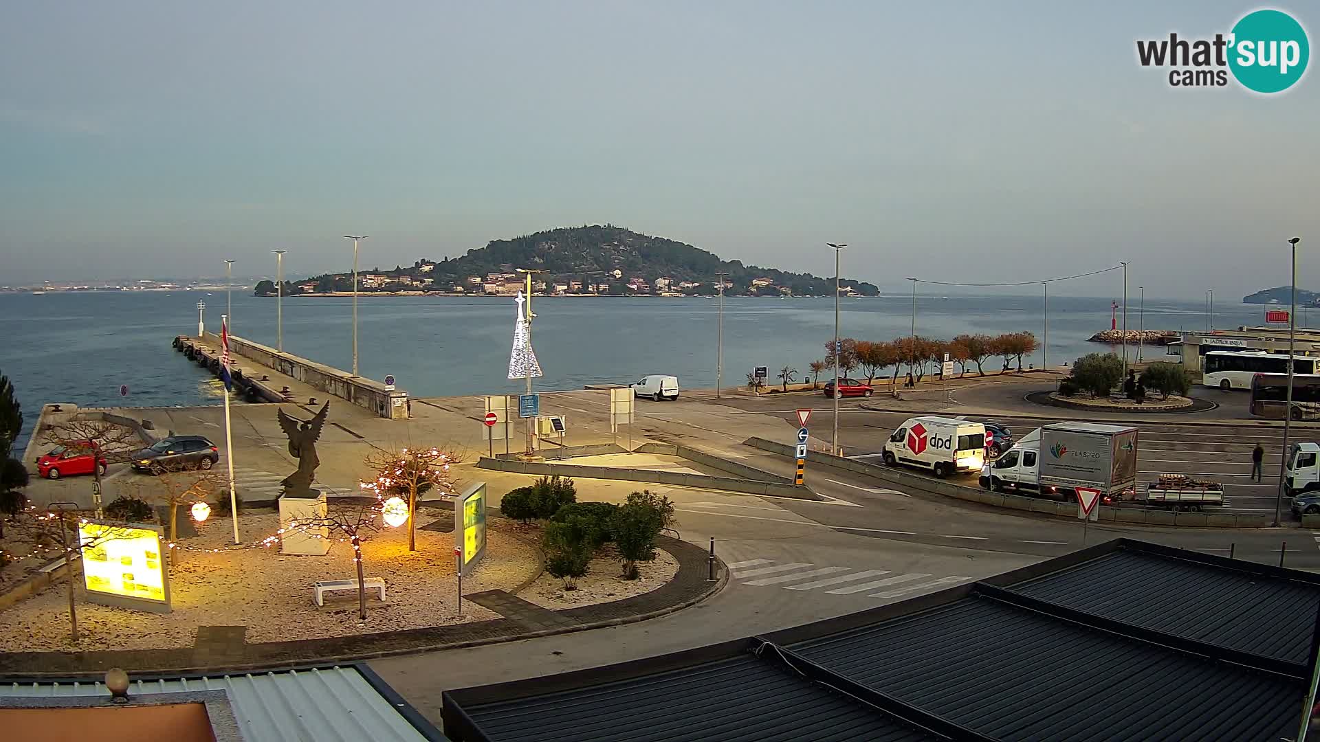 Webcam Ugliano – terminal traghetto da Preko a Zara