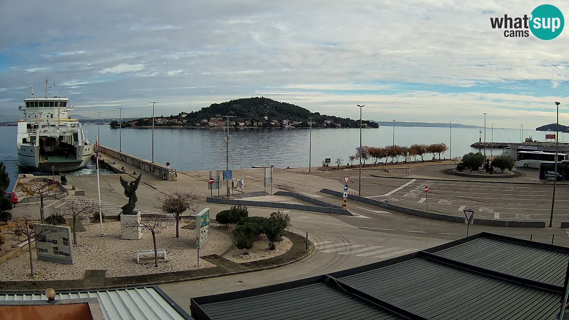 Webcam Ugljan – Preko Ferry to Zadar