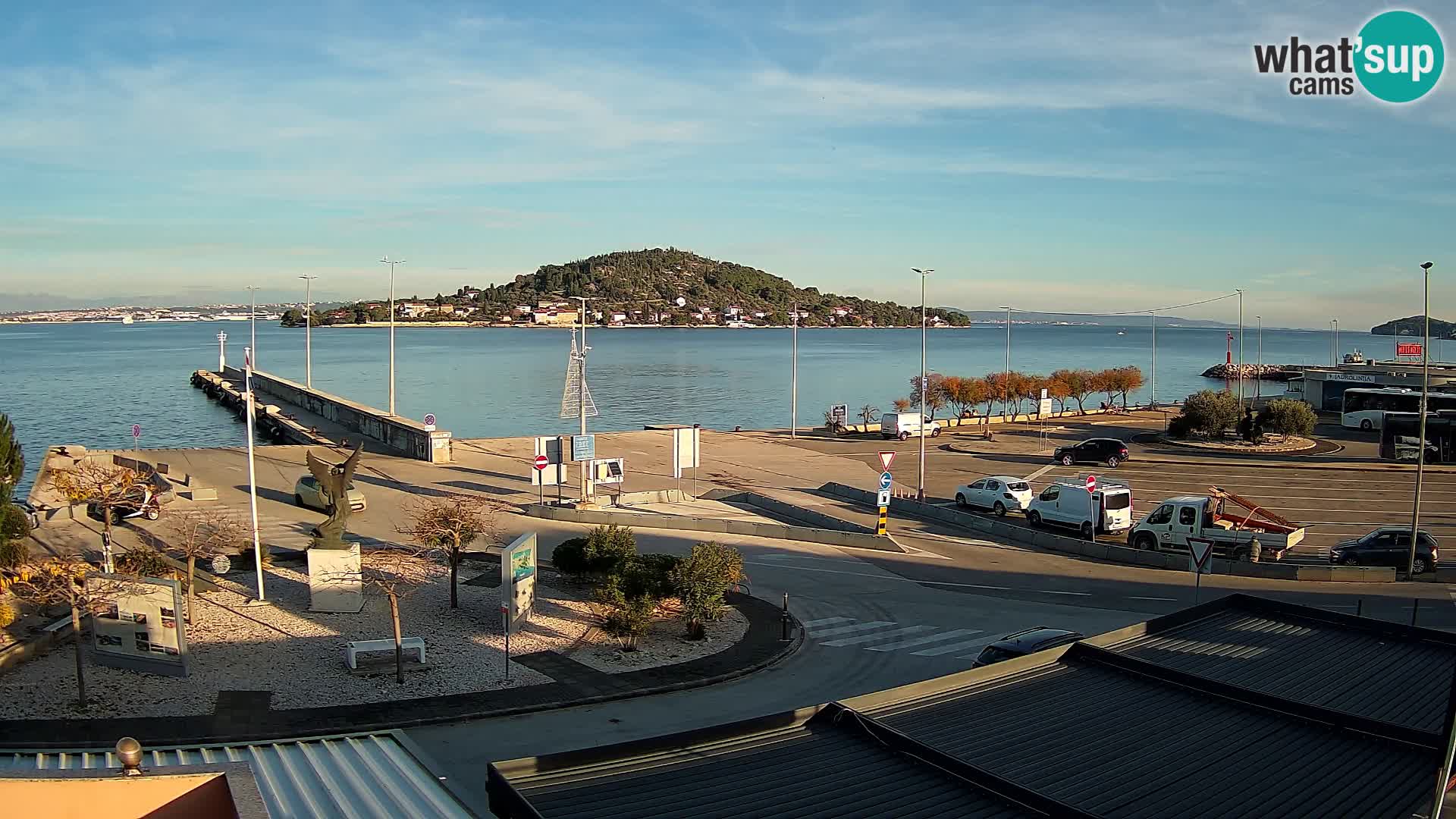 Webcam Ugliano – terminal traghetto da Preko a Zara