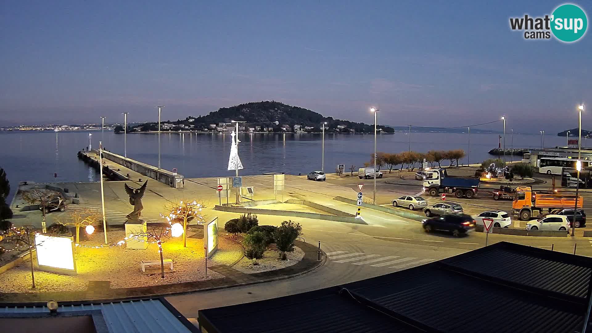 Webcam Ugliano – terminal traghetto da Preko a Zara