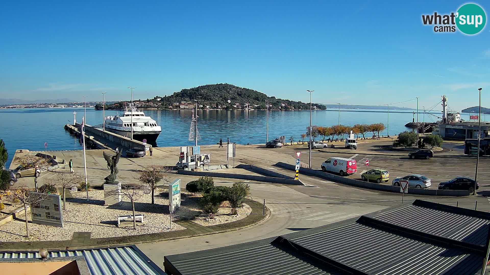 Webcam Ugljan – Preko Ferry to Zadar