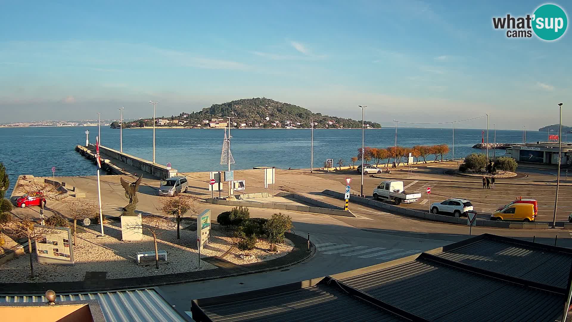 Webcam Ugliano – terminal traghetto da Preko a Zara