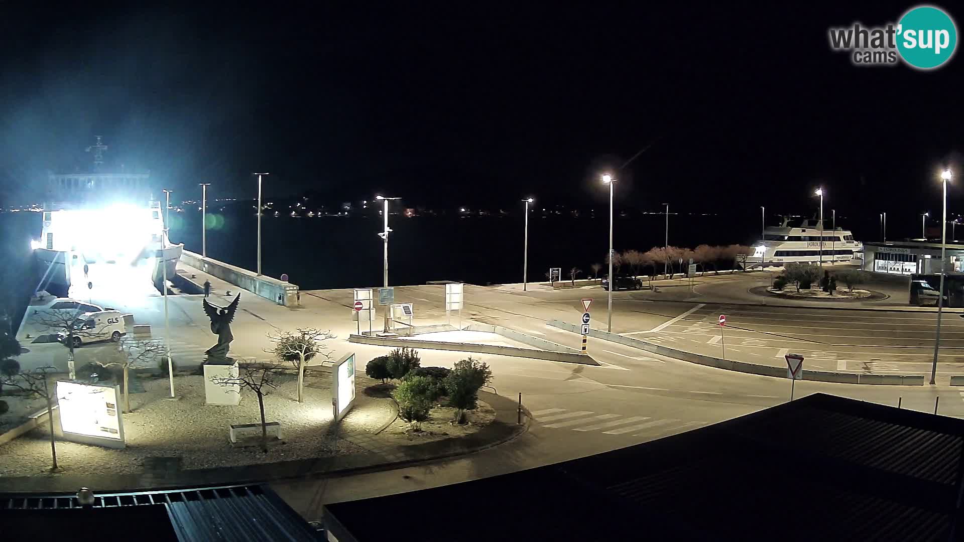 Webcam Ugljan – Preko Ferry to Zadar