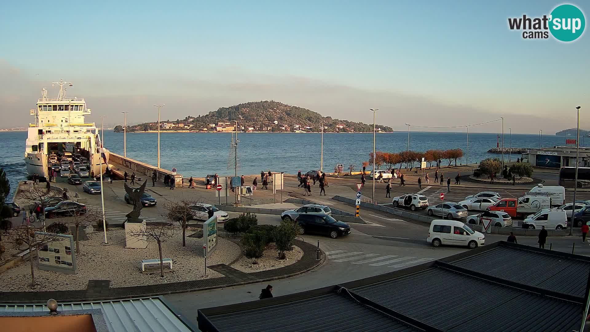 Webcam Ugljan – Preko Ferry to Zadar