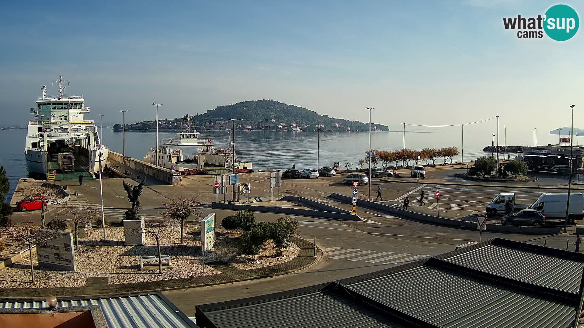 Spletna kamera Ugljan – trajekt Preko – Zadar