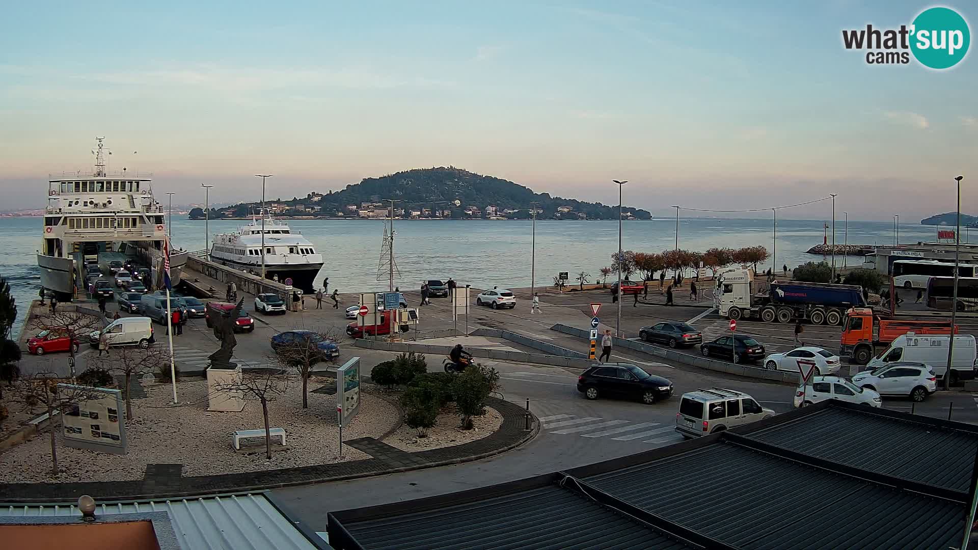 Webcam Ugljan – Preko Ferry to Zadar