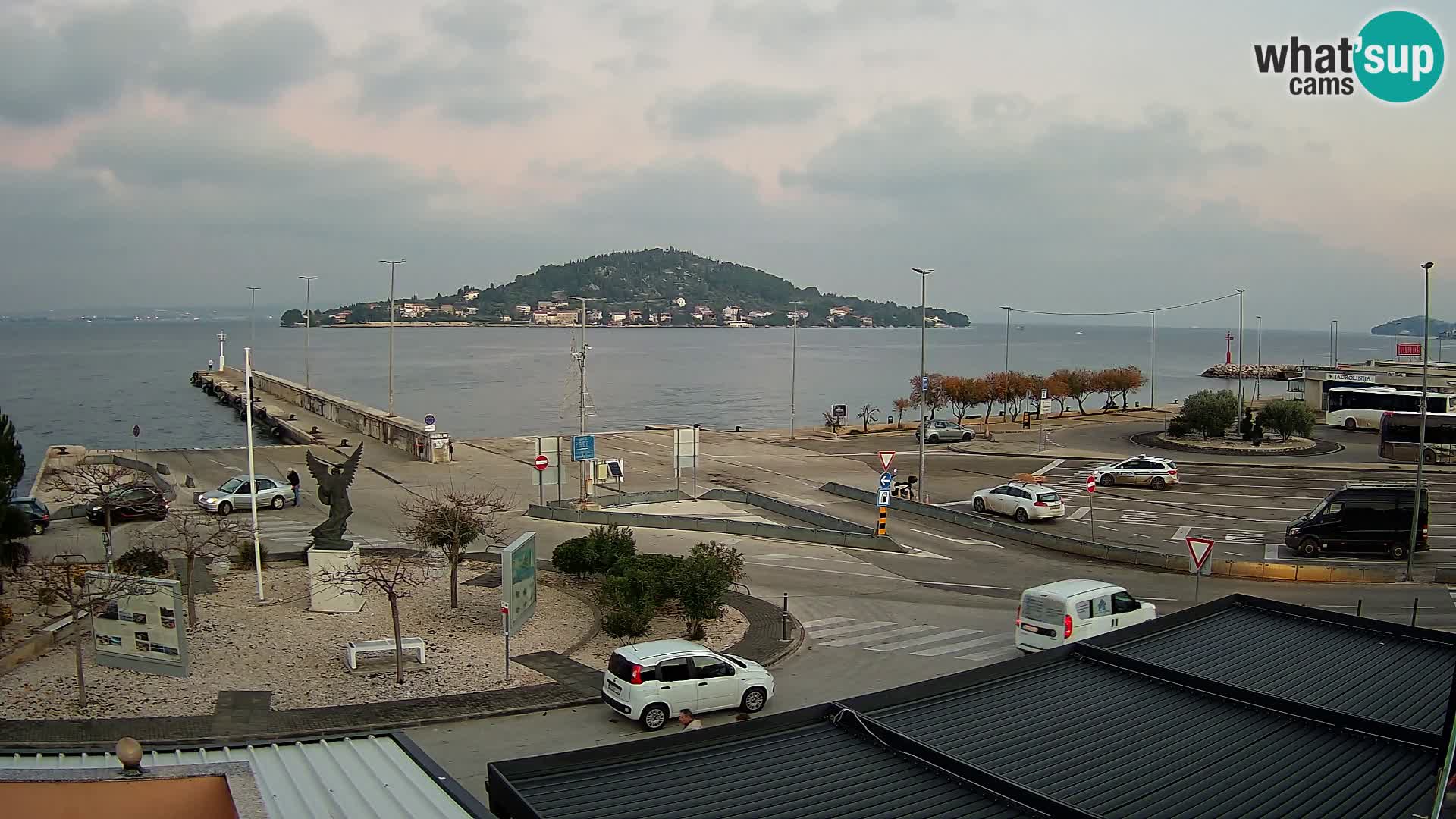 Web kamera Ugljan – Preko trajekt za Zadar