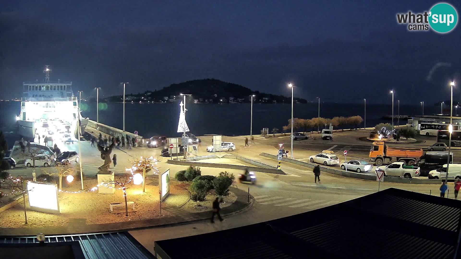 Web kamera Ugljan – Preko trajekt za Zadar