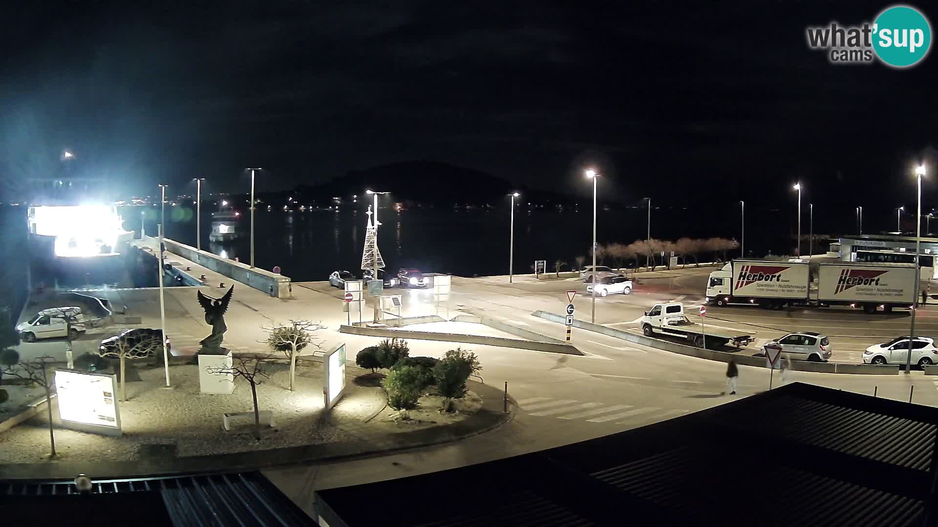 Web kamera Ugljan – Preko trajekt za Zadar