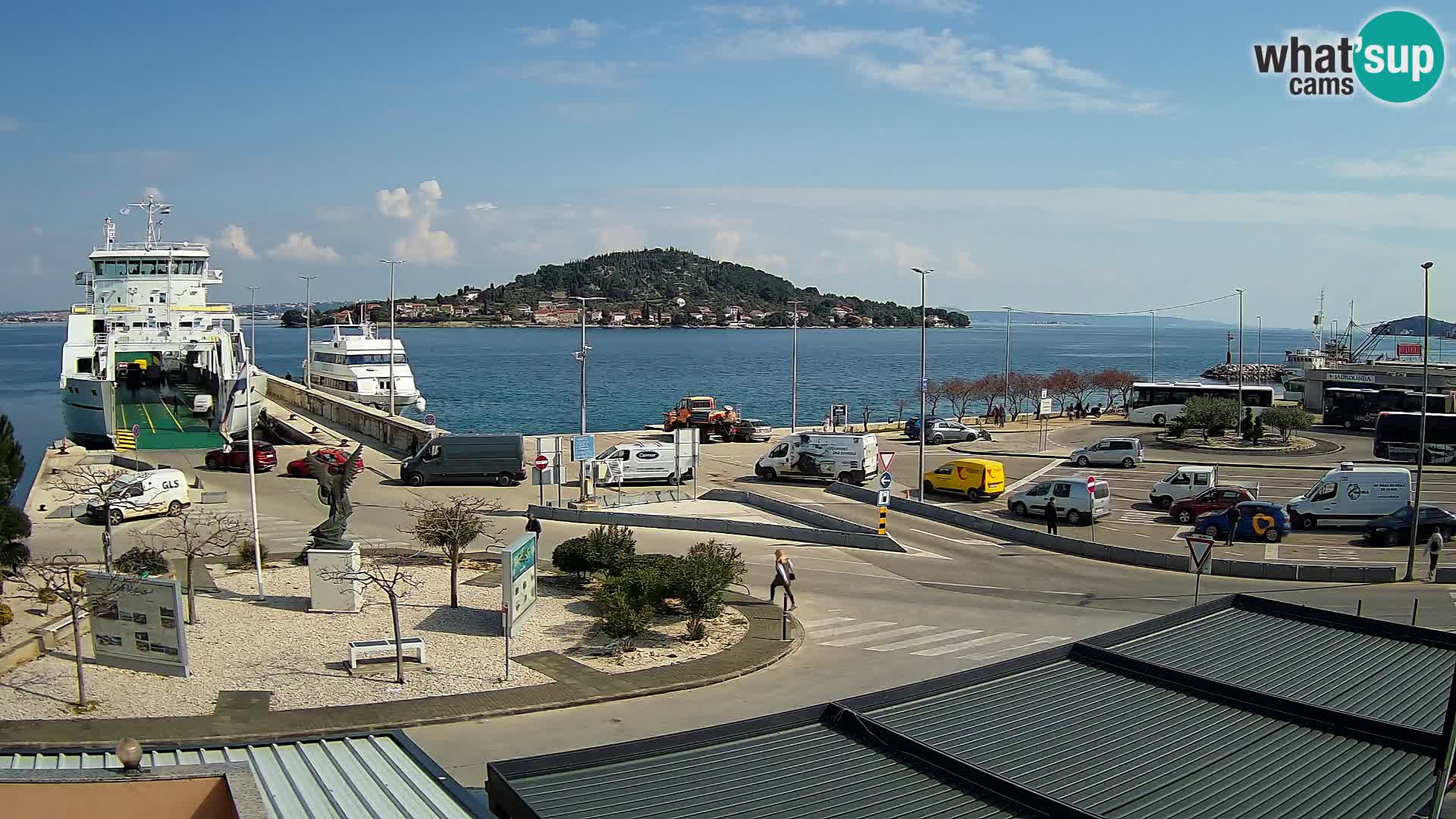 Webcam Ugliano – terminal traghetto da Preko a Zara