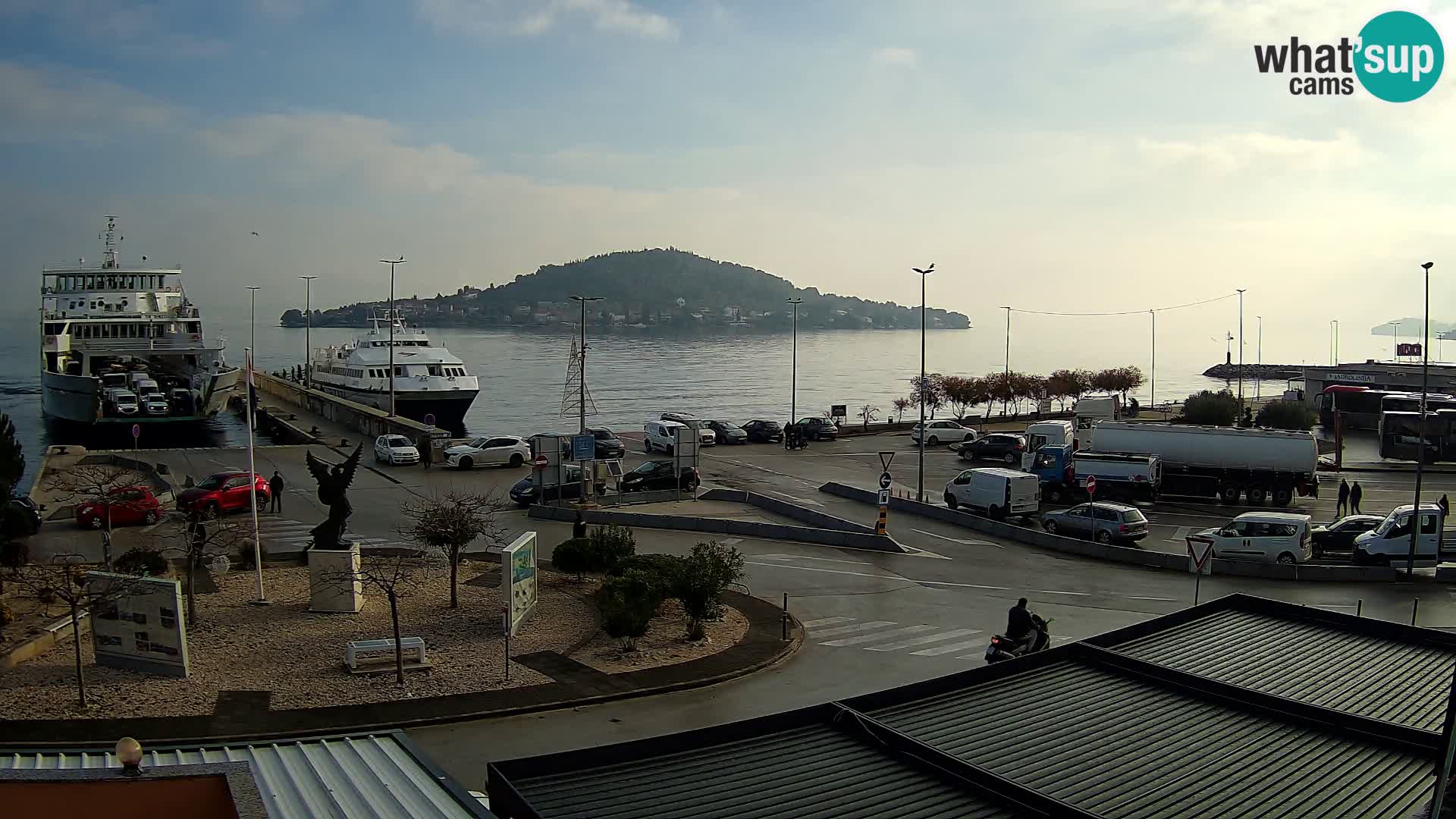 Webcam Ugliano – terminal traghetto da Preko a Zara