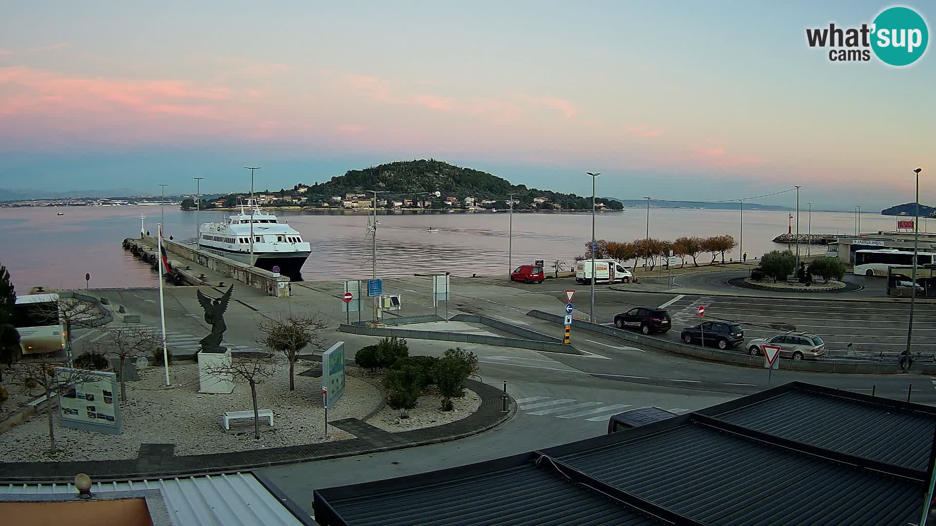 Webcam Ugliano – terminal traghetto da Preko a Zara