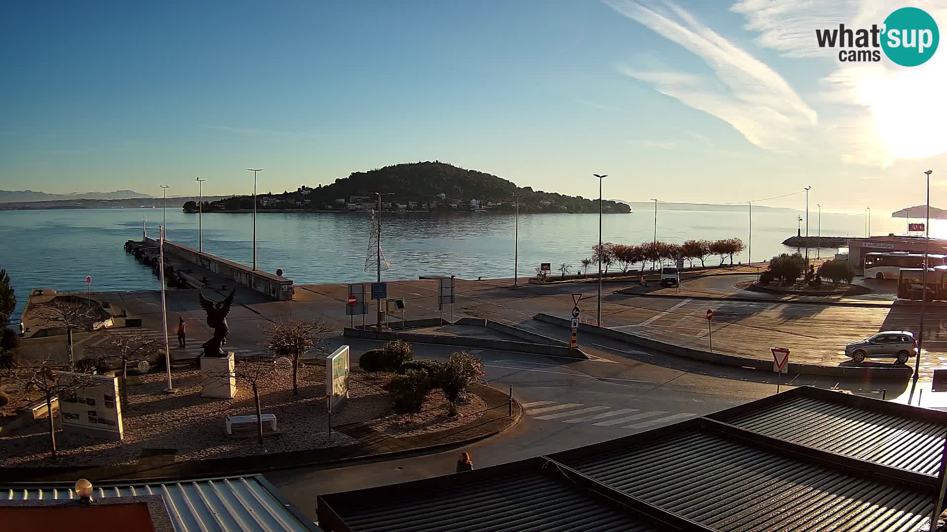 Spletna kamera Ugljan – trajekt Preko – Zadar