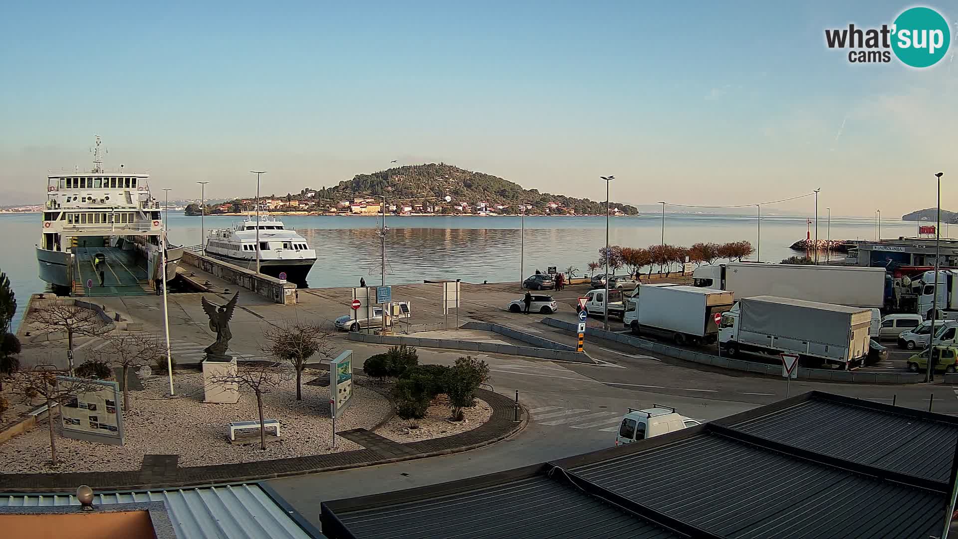 Webcam Ugljan – Preko Ferry to Zadar