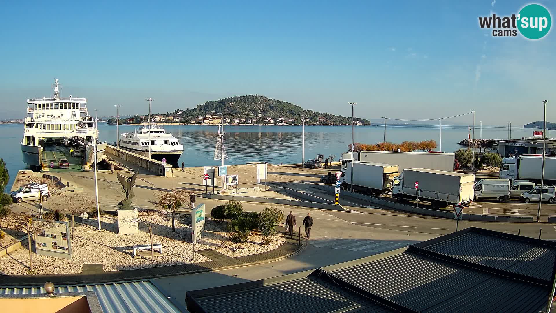 Webcam Ugljan – Preko Ferry to Zadar