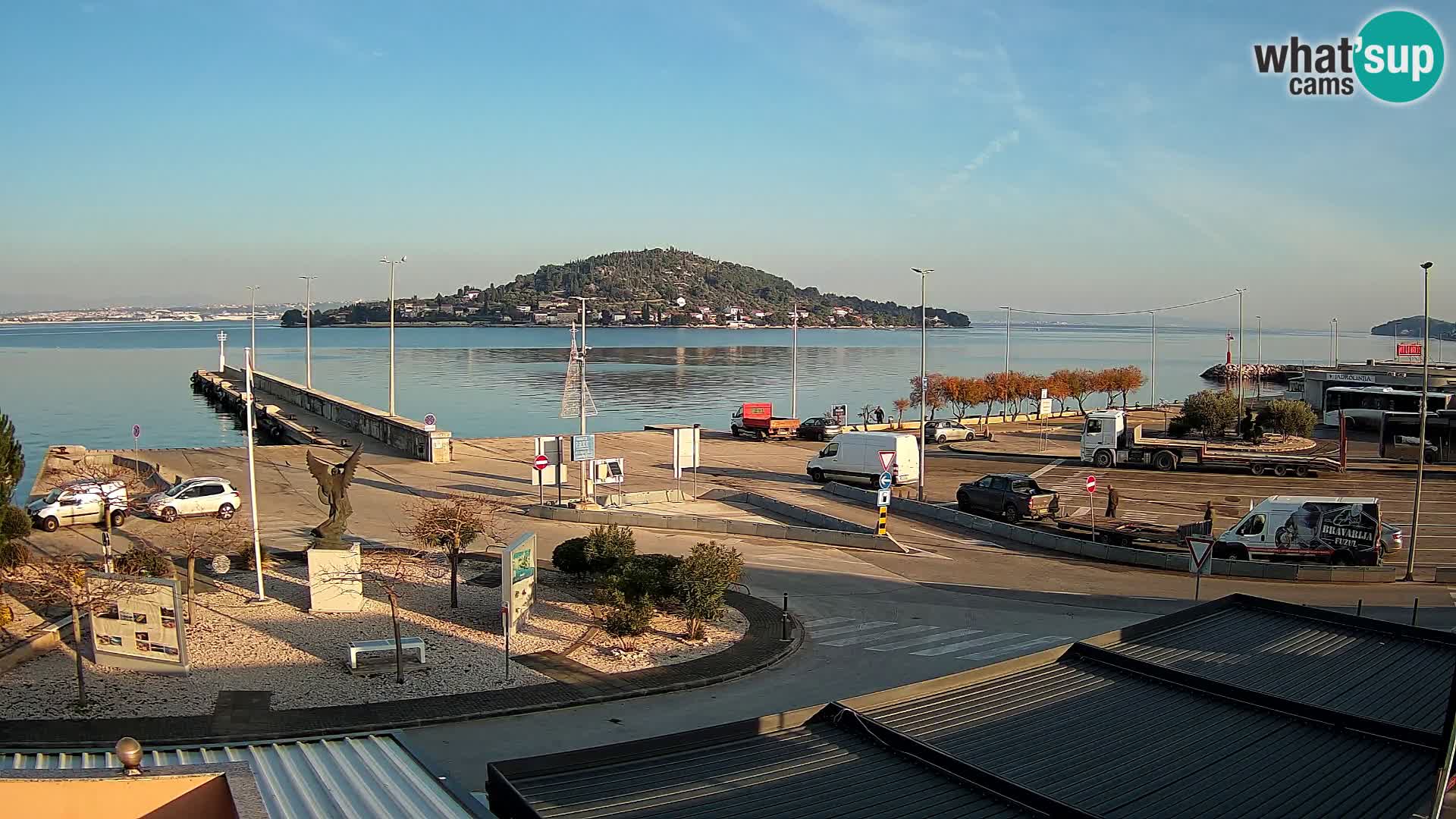 Spletna kamera Ugljan – trajekt Preko – Zadar